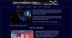Desktop Screenshot of dcfetishball.com